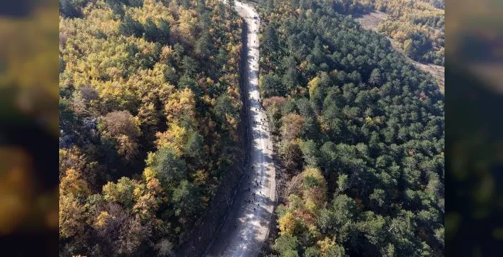 120 doğasever Geyve Kılıçkaya’da 17 kilometre yürüdü