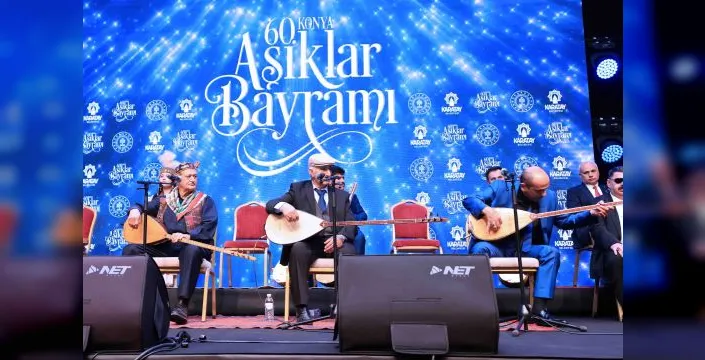 60. Konya Âşıklar Bayramı coşkuyla sürüyor