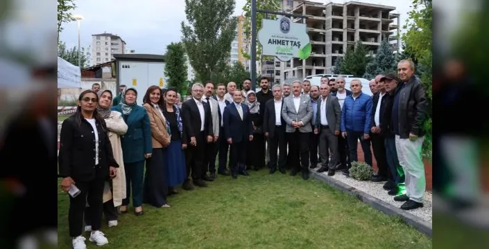 Ahmet Taş Parkı ve sosyal tesisleri Melikgazi'de açıldı