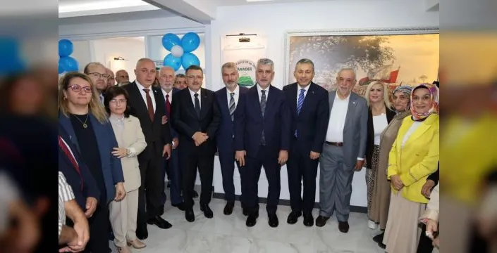 ANADER'in yeni ofisi törenle hizmete açıldı