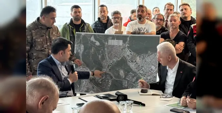 Ayazağa'daki sel felaketi sonrası koordinasyon toplantısı