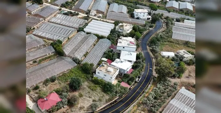 Aydıncık'ta yol yenileme çalışmaları tamamlandı