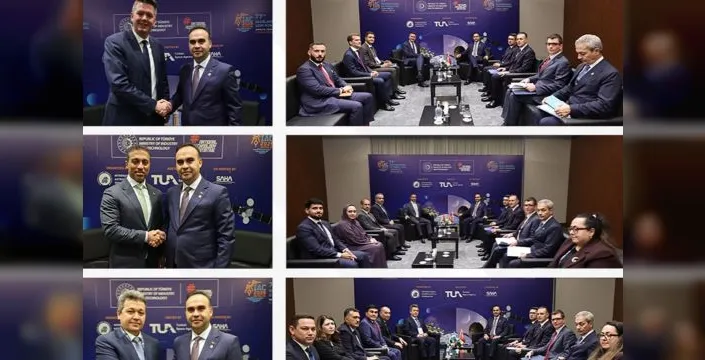 Bakan Kacır, IAC 2026'da 5 ülkenin bakanıyla görüştü