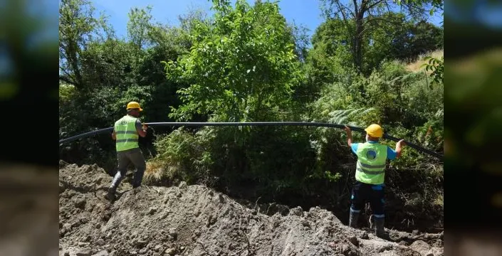 Balıkesir'de Bahçedere'ye 1.600 metrelik içme suyu hattı