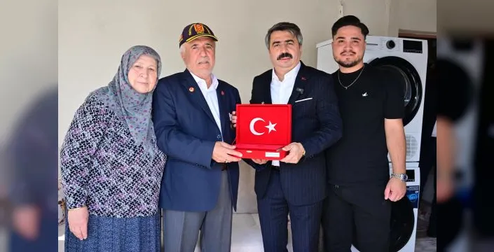 Başkan Yılmaz şehit aileleri ve gazileri unutmadı
