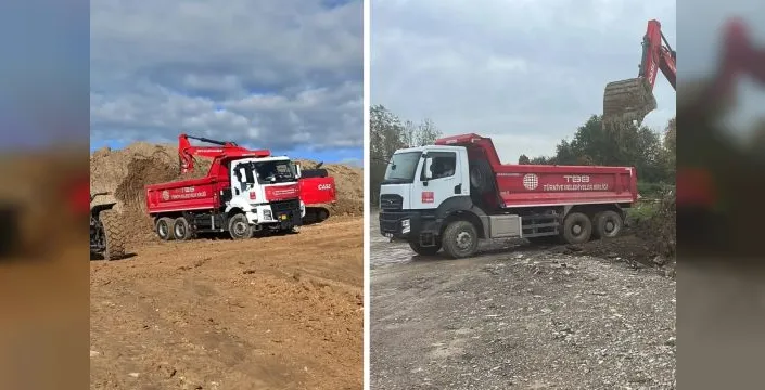 Belediyelere iş makinesi ve personel desteği veriliyor