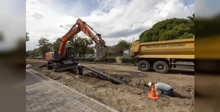 Bergama'da taşkın önleme ve altyapı yatırımında sona gelindi