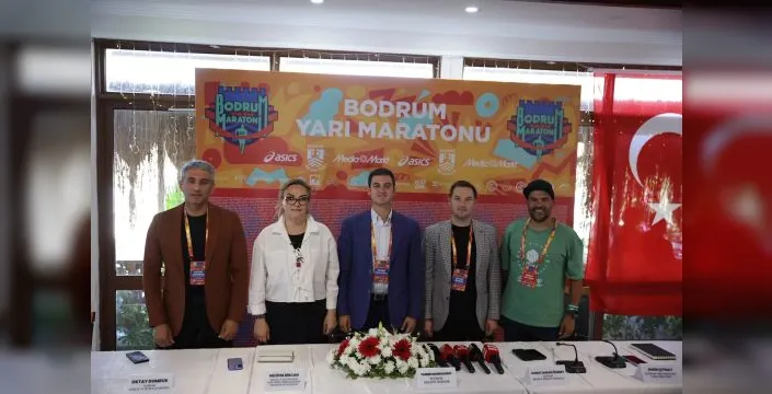 Bodrum yarı maratonu için basın toplantısı düzenlendi