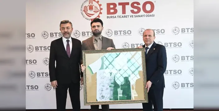 BTSO Başkanı Özer Matlı, iş dünyasıyla görüşmelere devam ediyor