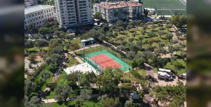 Buca Halk Park'ta yeni spor istasyonu hizmete girdi