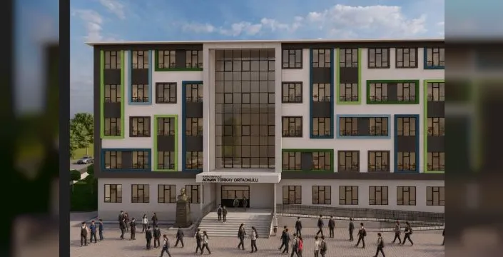 Bursa'da okul inşaatı öğrencinin çağrısıyla başladı