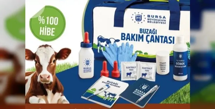 Büyükşehir'den besicilere buzağı bakım desteği