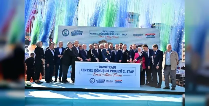 Davutkadı'da 21 bin metrekarelik dönüşüm projesi başladı