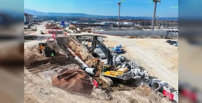Denizli'de hastane bölgesine 20,7 kilometrelik şebeke