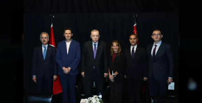 Erdoğan, SpaceX yöneticileriyle görüştü