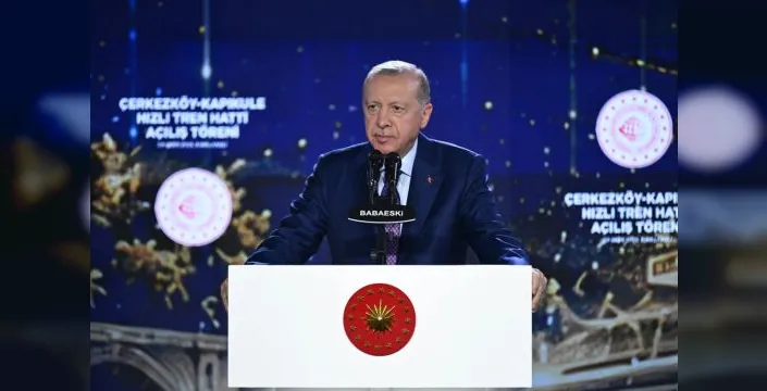 Erdoğan ulaştırma yatırımlarını duyurdu