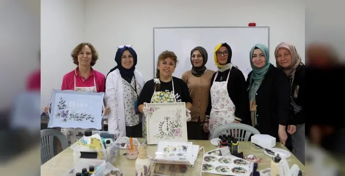 Eski eşyalar SAMEK'te sanata dönüşüyor