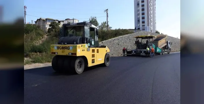 Fatsa'da yol yapım çalışmaları devam ediyor
