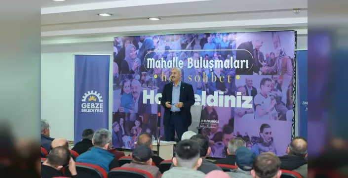 Gebze Belediye Başkanı, Pelitli'de vatandaşlarla bir araya geldi