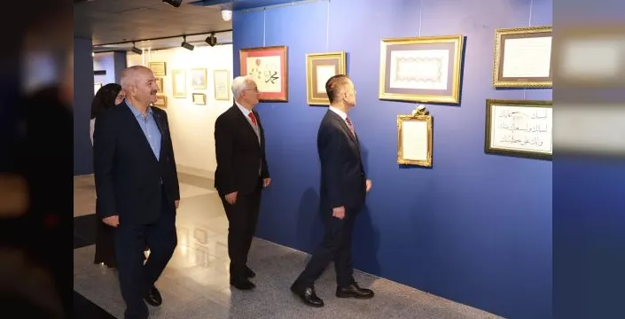Gebze'de Türk İslam sanatları sergisi sanatseverlerle buluştu