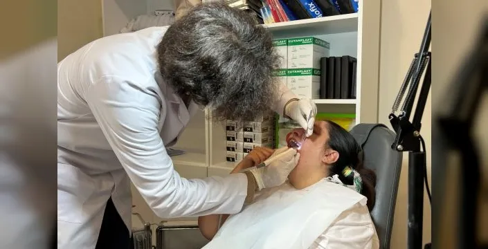 Gonca Merkezi'nde özel öğrencilere ağız ve diş sağlığı desteği