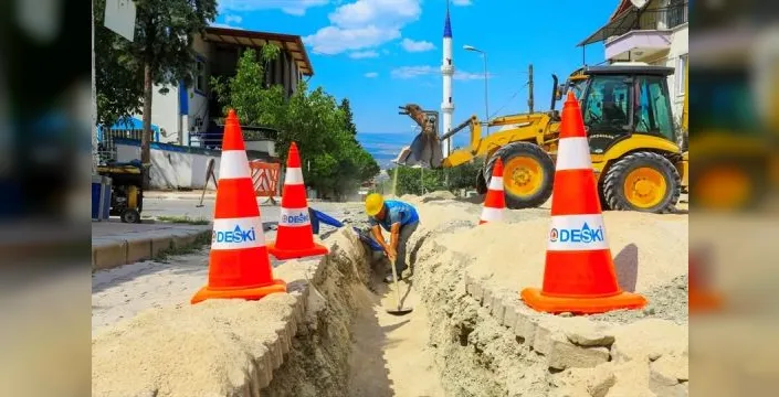 Honaz'da asbestli içme suyu hatları yenileniyor