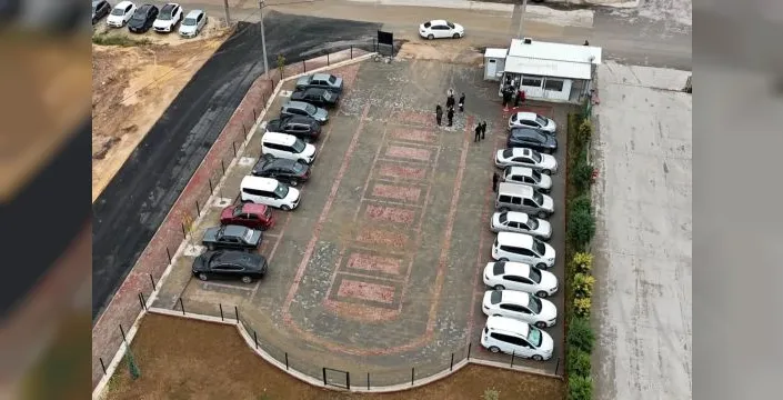 İnegöl'de 32 araçlık otopark açıldı