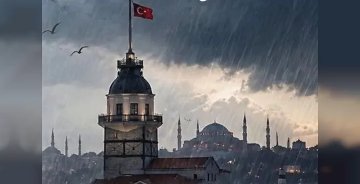 İstanbul'da hafta sonuna kadar sürecek yağış ve fırtına bekleniyor