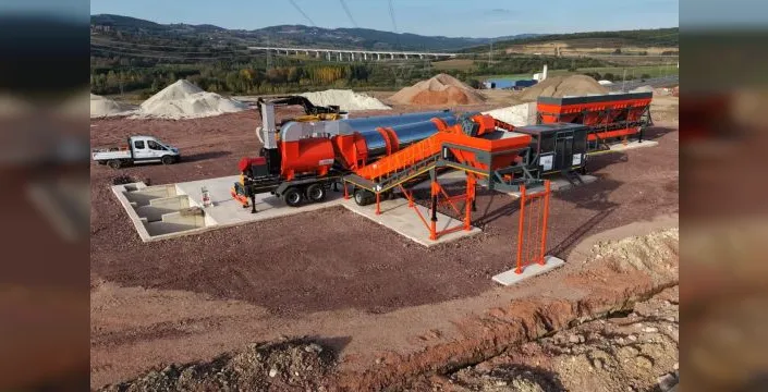 İzmit Belediyesi'nin asfalt tesisi tamamlanıyor