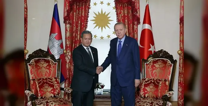 Kamboçya Başbakanı Türkiye'de ağırlandı