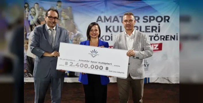 Karabağlar Belediyesi, amatör spora 2,4 milyon TL destek sağladı