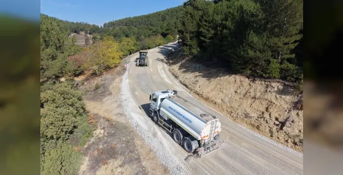 Keles'te 17 kilometrelik yol 9 metreye çıkarılacak