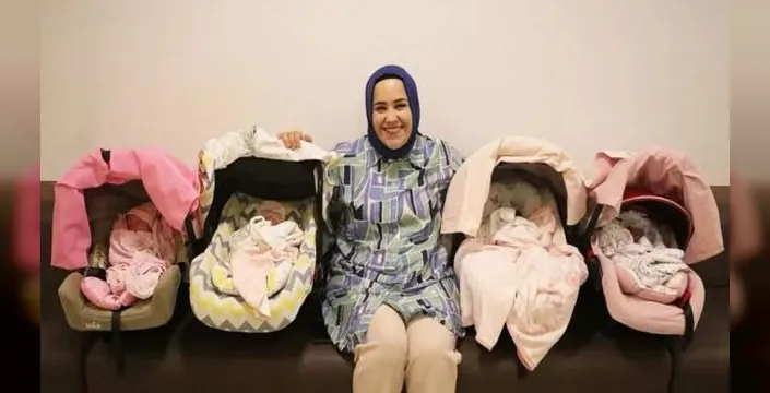 Kınık'ta dördüz bebek sürprizi