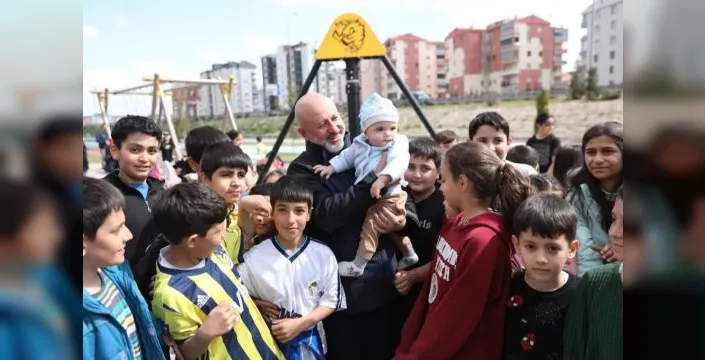 Kocasinan parkları çocukları toprakla buluşturuyor