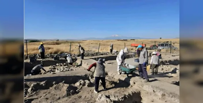 Kültepe'de Helenistik Dönem mozaiği keşfedildi