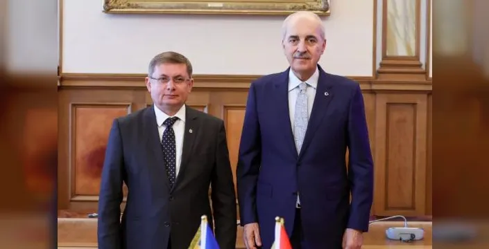 Kurtulmuş, Moldova meclis başkanı ile görüştü