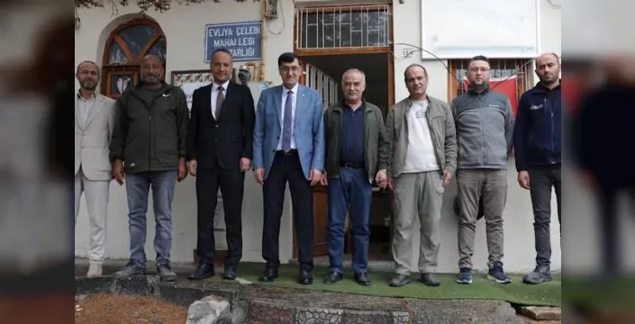 Kütahya belediye başkanı Kahveci, Evliya Çelebi Mahallesi'ni inceledi