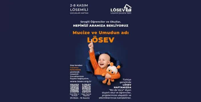 Lösemili çocuklar haftası için farkındalık çalışmaları başlıyor