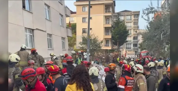 Maltepe'deki bina çökmesi sonucu beş kişi hayatını kaybetti