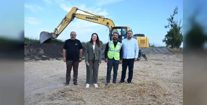 Manisa'da taşkın riskine karşı set yapılıyor