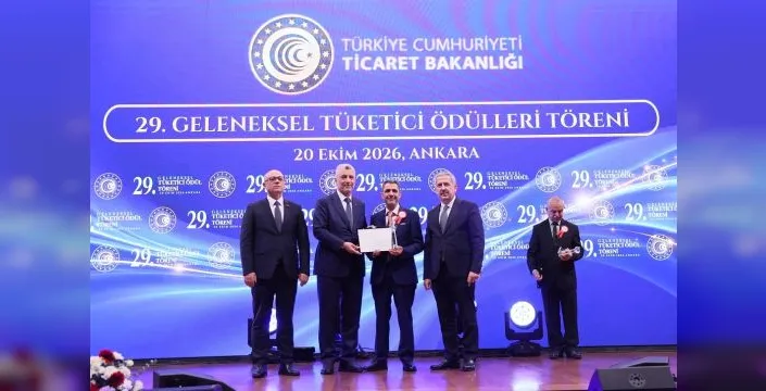 Mehmet Çetinkaya, 29. Tüketici Ödülleri'nde onurlandırıldı