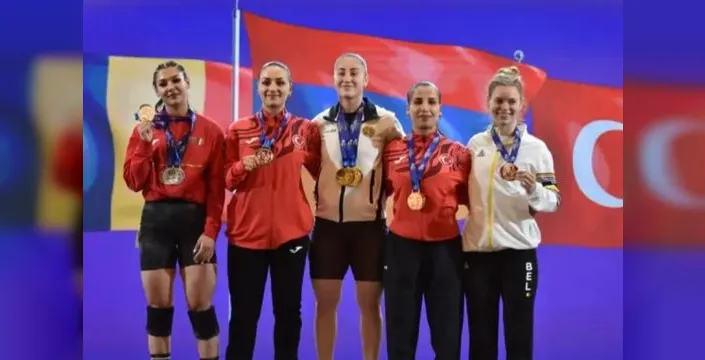 Merve İlden Avrupa üçüncüsü oldu