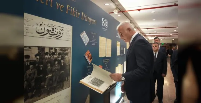 Milli Kütüphane'de Ziya Gökalp sergisi açıldı