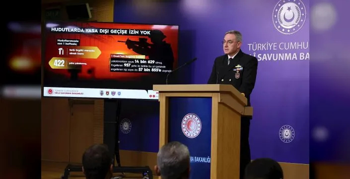 MSB: Hudutta 422 kişi yakalandı, 2 terörist teslim oldu
