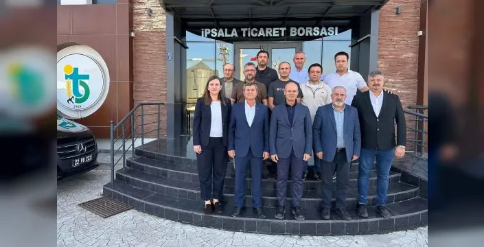 Necmi Sezer, İpsala Ticaret Borsası başkanlığına yeniden seçildi