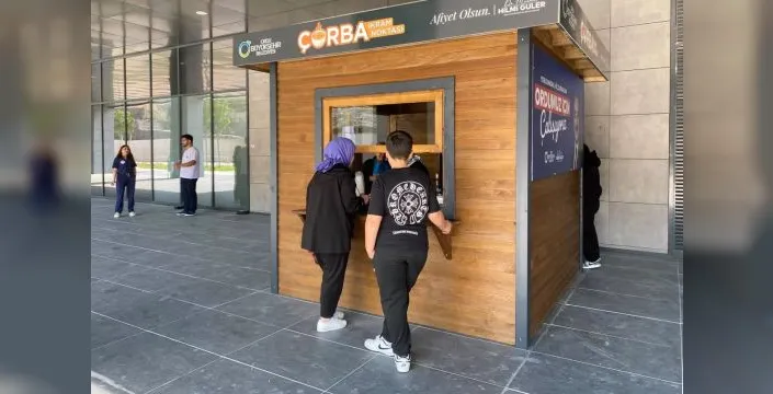 Ordu Şehir Hastanesi'nde ücretsiz çorba dağıtımı