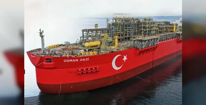 Osman Gazi platformu, Karadeniz'deki görevine uğurlandı