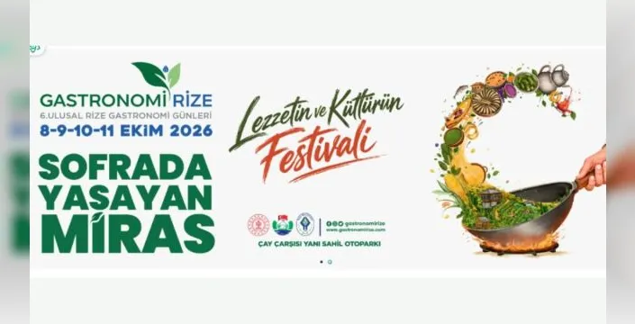 Rize, gastronomi etkinliğine ev sahipliği yapacak