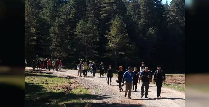 Sakarya'da sonbahar yürüyüşleri yaylalarda sürdü