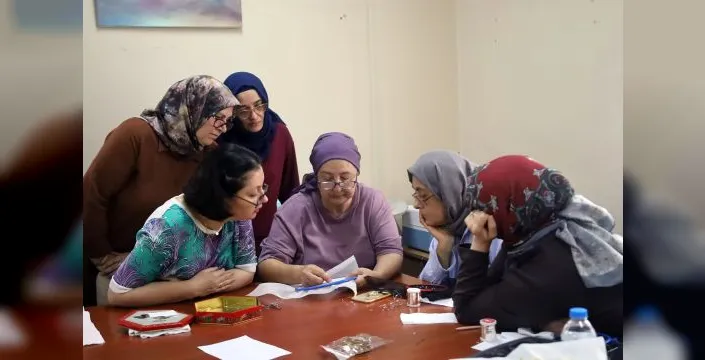 SAMEK’te geleneksel el sanatları eğitimi devam ediyor